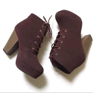 Plum/ Burgundy Heels!!